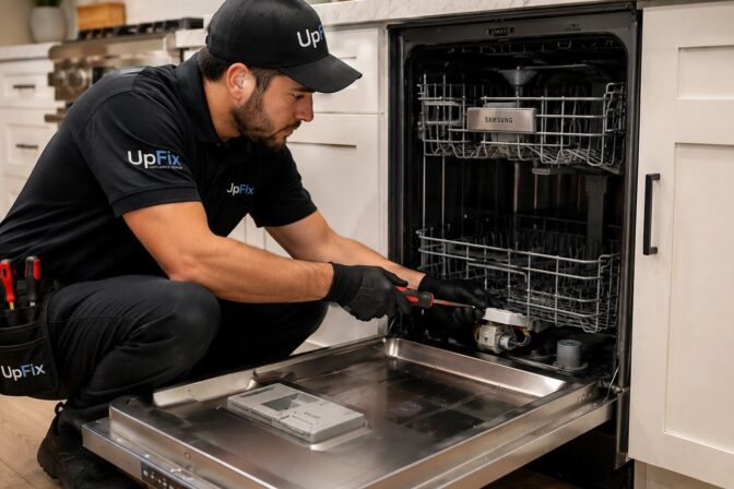 Dishwasher Not Draining? Causes, Fixes & When to Call a Pro